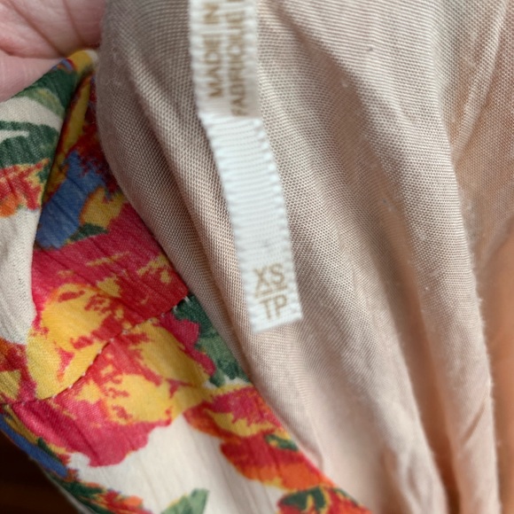 Free People Floral  dress XS EUC - Picture 8 of 8